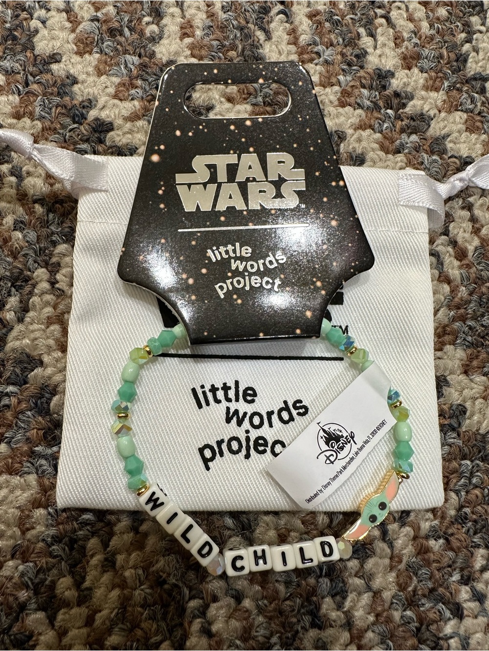 Little Words Project x Star Wars 'WILD CHILD' Beaded Bracelet